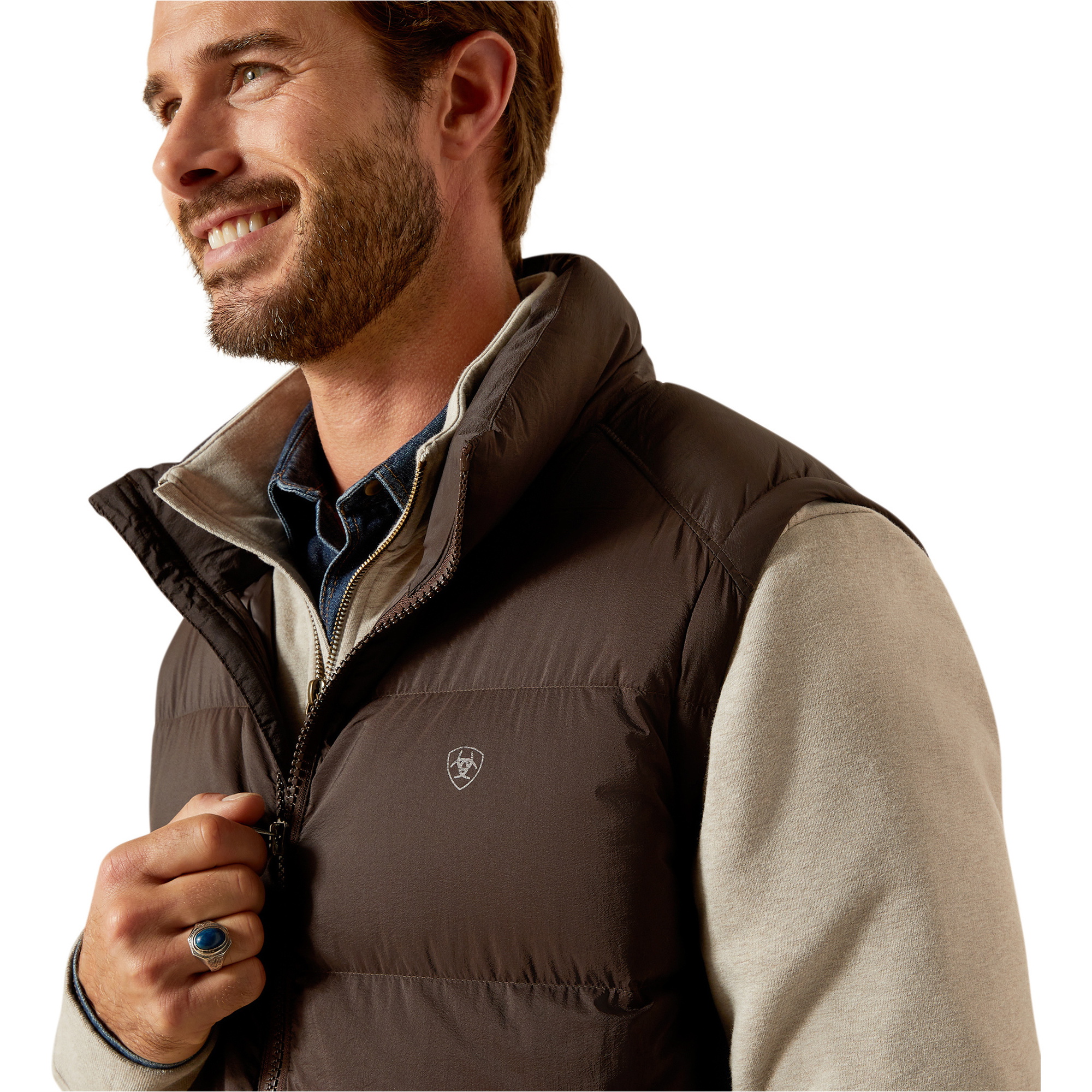 2025 Ariat Mens Ultrapuff Down Vest 10062381 - Java